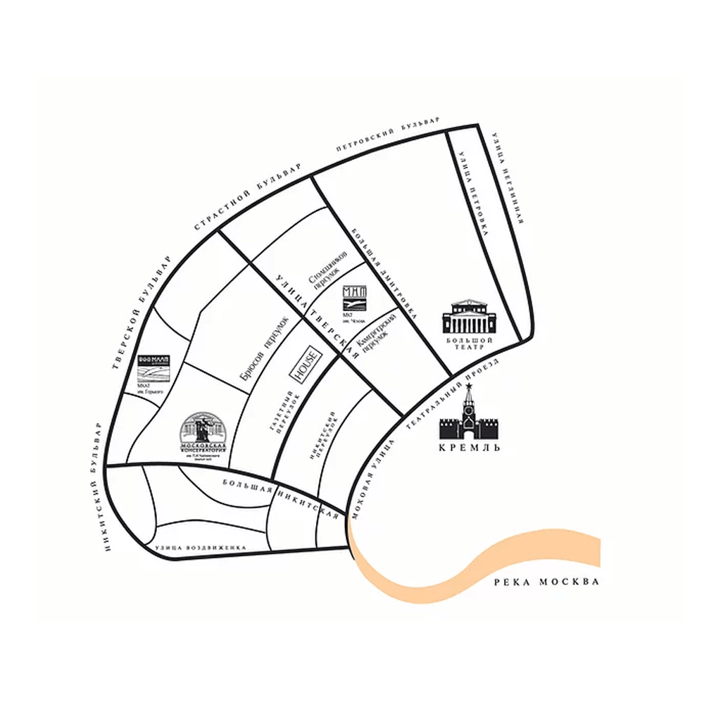 Расположение дома на Газетном